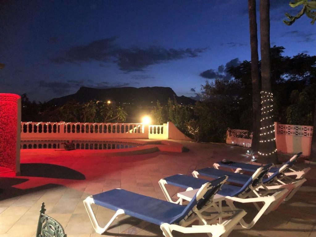 Villa Gran Palmeras With Private Pool & Amazing View Calpe Ngoại thất bức ảnh